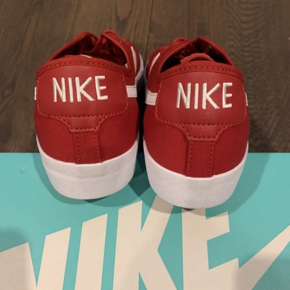 Nike SB Blazer Court Skate Shoes Men's Size 11 Gym Red/ White CV1658-600 - Picture 5 of 7